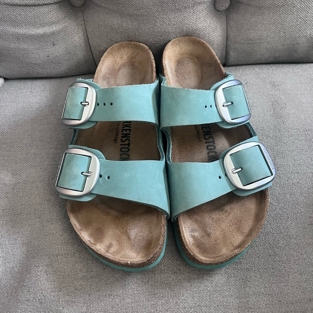 Birkenstock Arizona Nubuck Sandals Beryl